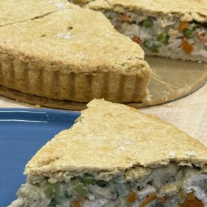 Chicken Pot Pie Tart